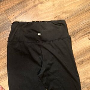 Black flair leggings